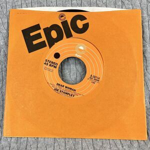 Vintage 45‎ RPM record Joe Stampley, epic records country western blues rock